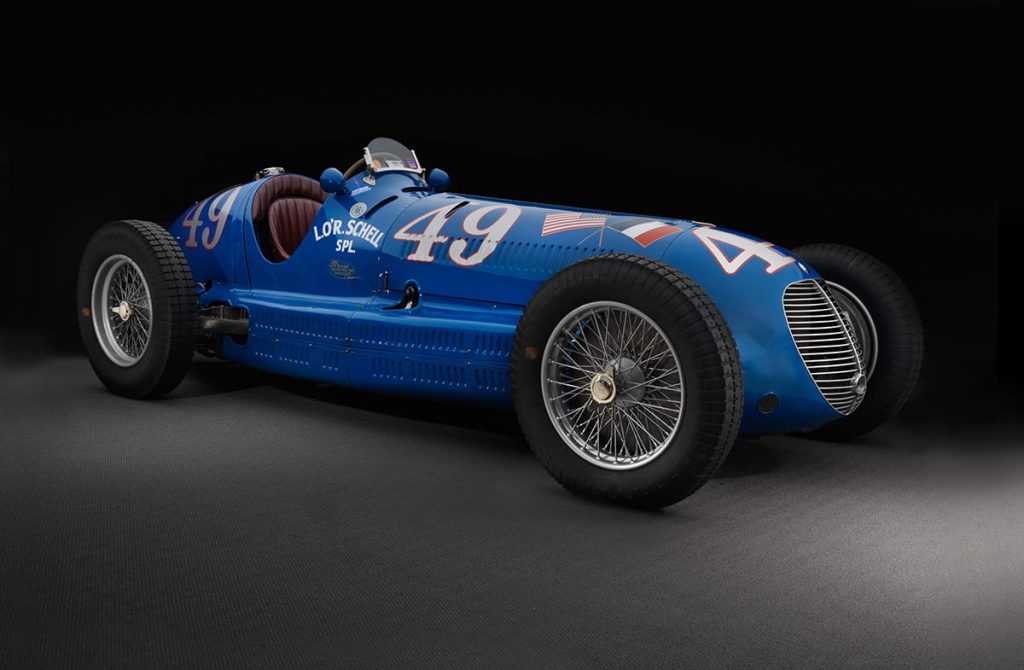 1938 Maserati Grand Prix V8 360hp @26300 rpm